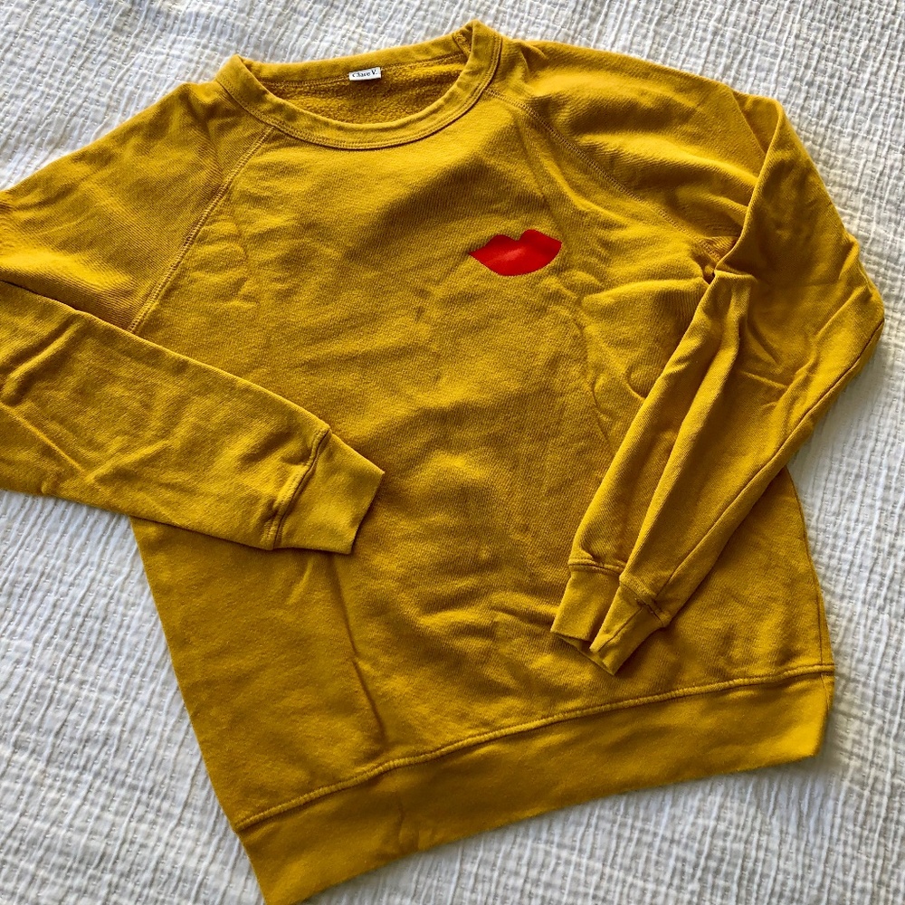 clare v. lips sweatshirt